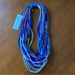 NWT Dona Bela Shreds Upcycled Unique Fashion Neckwear